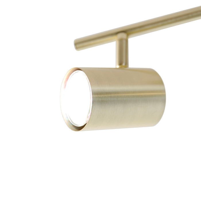 QAZQA Smart plafondlamp messing verstelbaar incl. 3 Wifi GU10 - Jeana