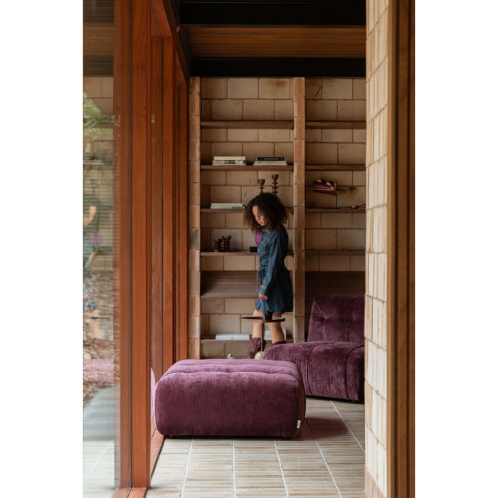 Dutchbone Giada Hocker Plum - Paars