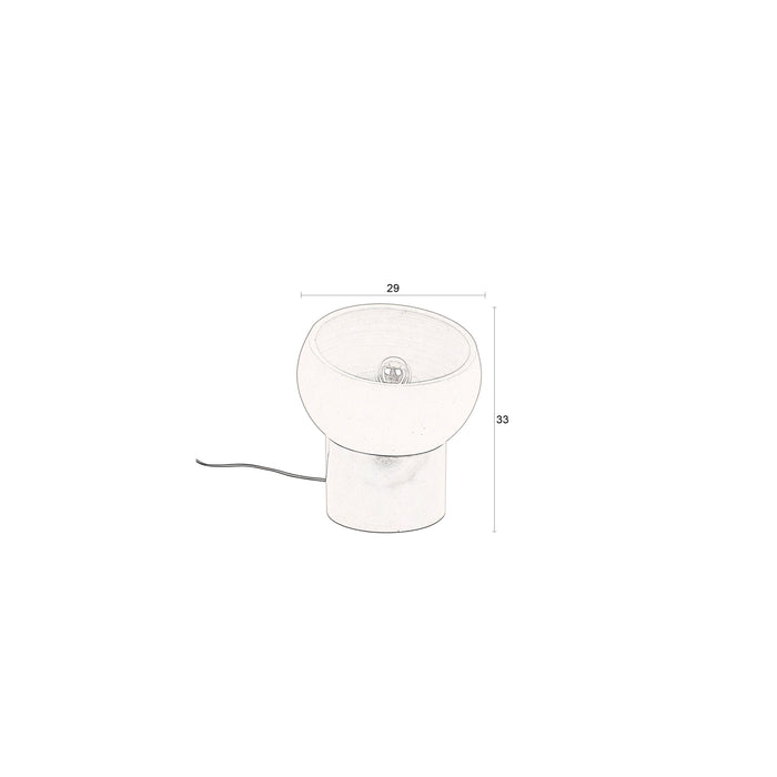 Dutchbone Zahra Tafellamp S Terracotta