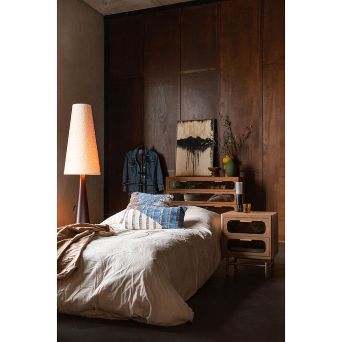 Dutchbone Caroun Bijzettafel| Nachtkastje Bamboe Hout - Bruin