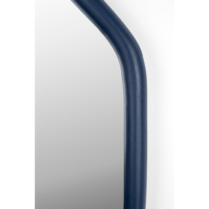 Zuiver Looks Spiegel| Wandspiegel Organische vorm Navy| Blauw S