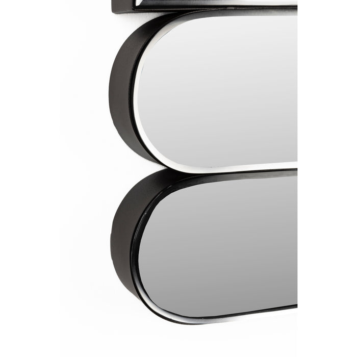 Zuiver Glamour Spiegel| Wandspiegel Donkerbruin