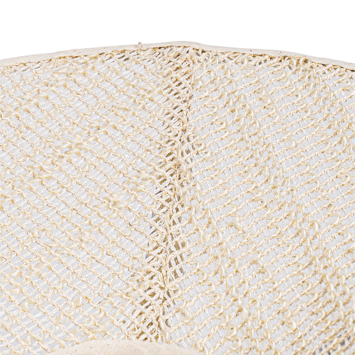 QAZQA Design plafondlamp wit met stof 3-lichts - Jane