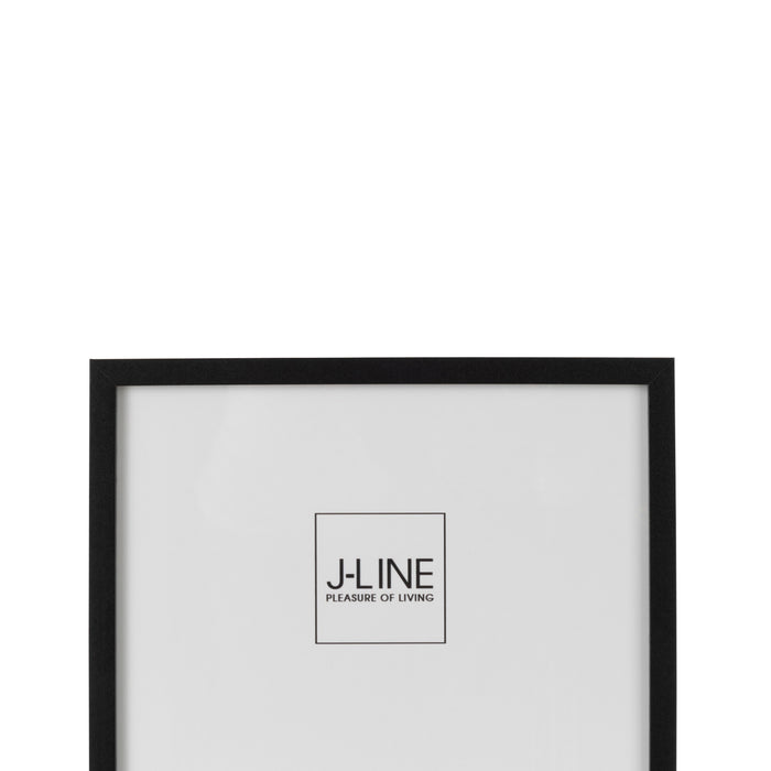 J-Line fotolijst Basic - hout - zwart - large - 2 stuks