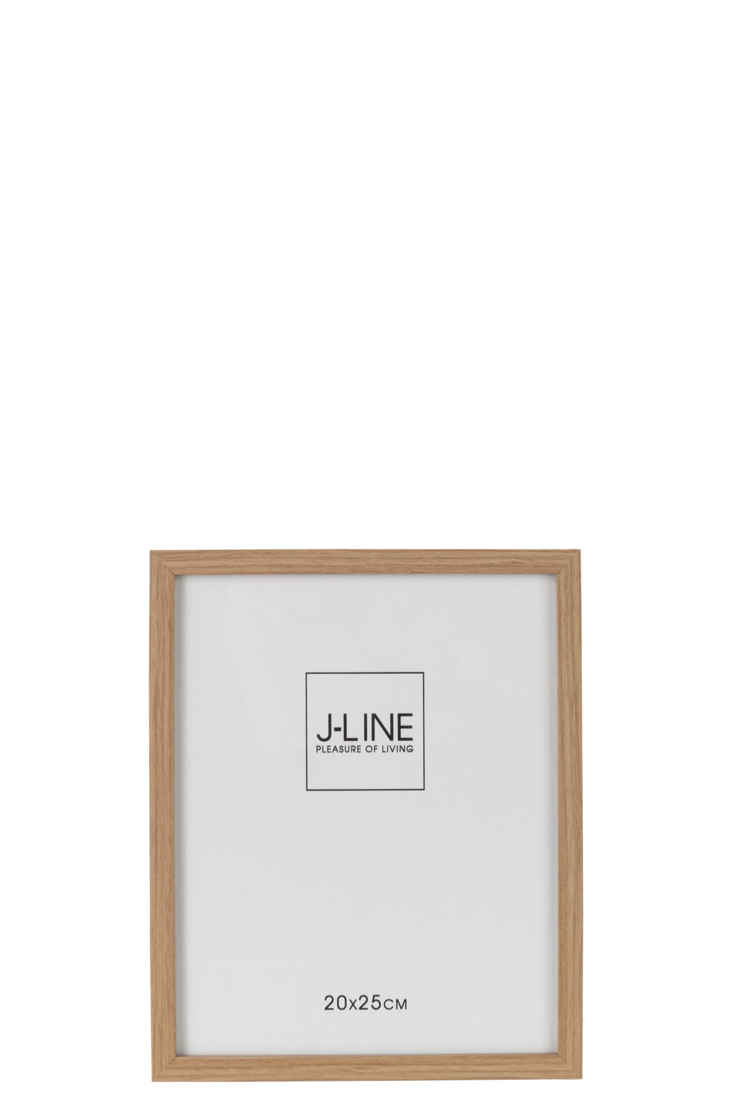 J-Line fotolijst Basic - hout - naturel - medium - 2 stuks