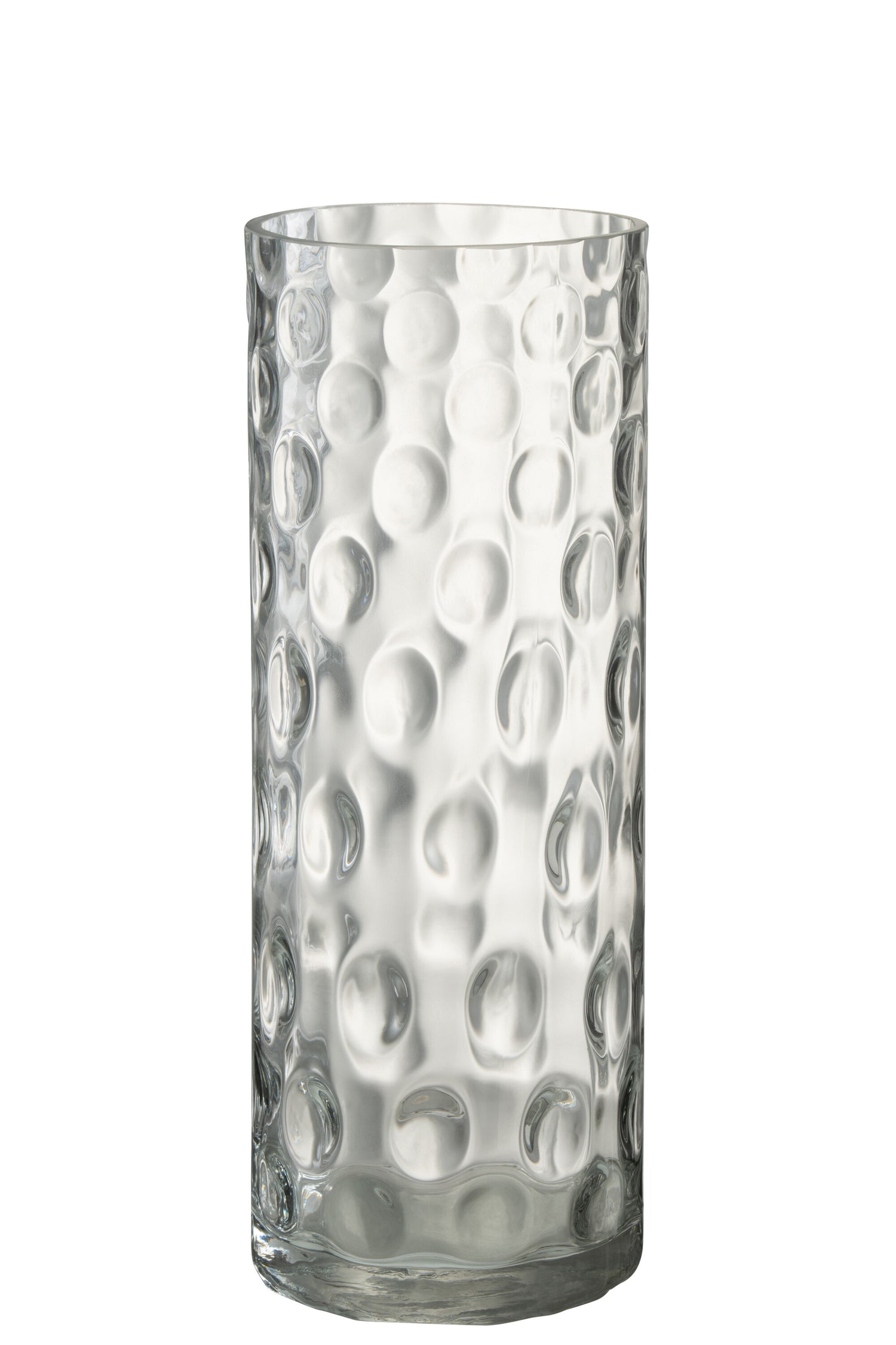 J-Line Vaas Cylinder Rond - glas - transparant