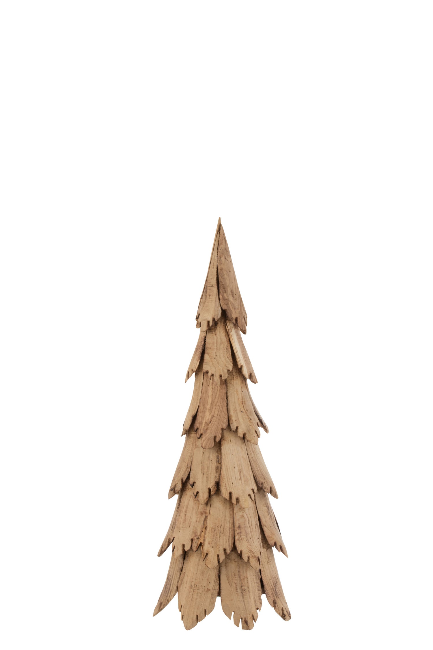 J-Line Kerstboom - hout - naturel - medium