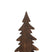 J-Line decoratie Kerstboom Op Voet - hout - bruin - small