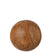 J-Line decoratie Bal - hout - bruin - medium
