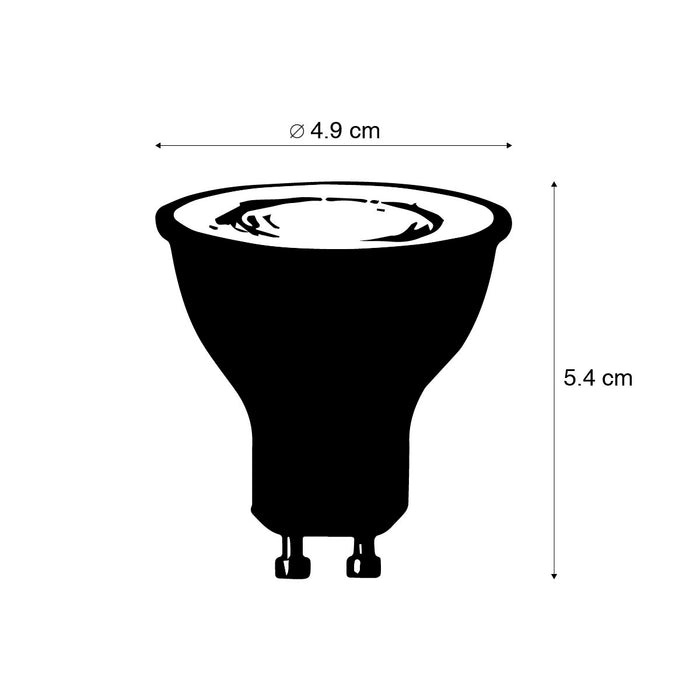 LUEDD Smart GU10 RGBW LED lamp 5W 350 lm 2200-4000K