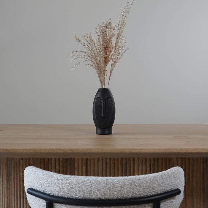 QUVIO Vaas - Abstract - Zwart