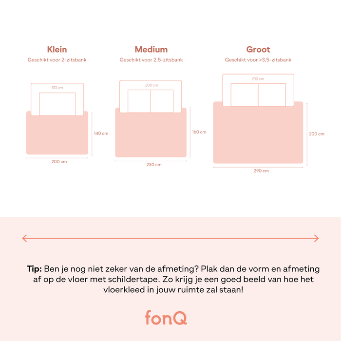 by fonQ Dots Wollen Vloerkleed 160 x 230 cm  - Kiezel