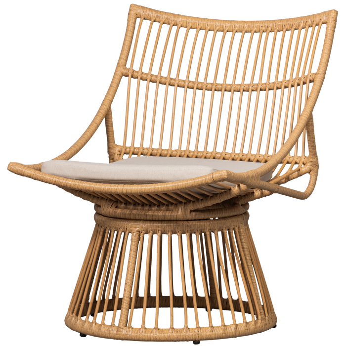 WOOOD Fauteuil Alatna - Wicker - Naturel - 80x64x53