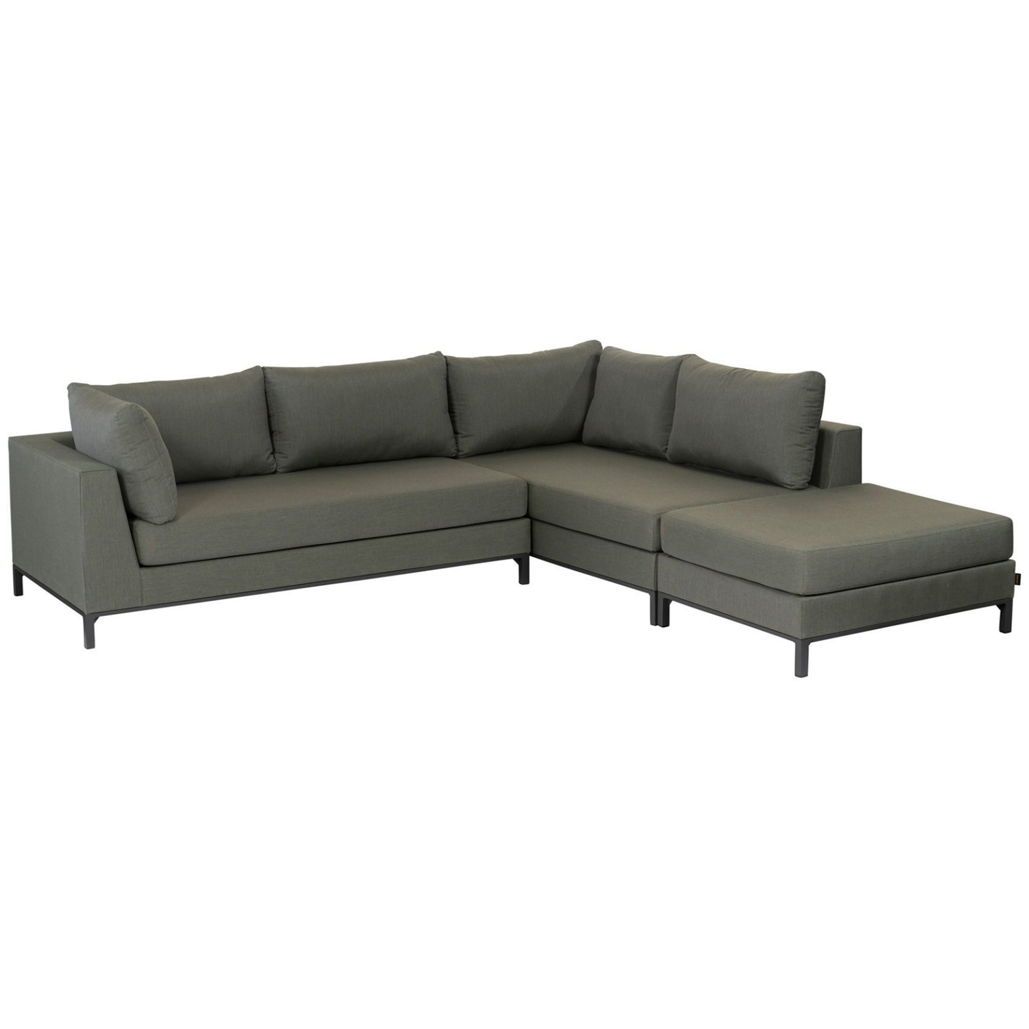 WOOOD Sicilië Loungeset All Weather - Rechts - Groen