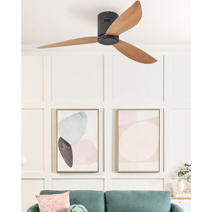 Beliani - MALAD - Plafondventilator - Zwart - IJzer