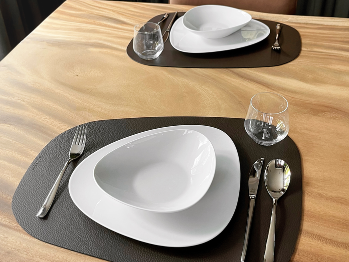 NOOBLU Placemat PEBL - Senso Cognac - Classic 45 x 34 cm