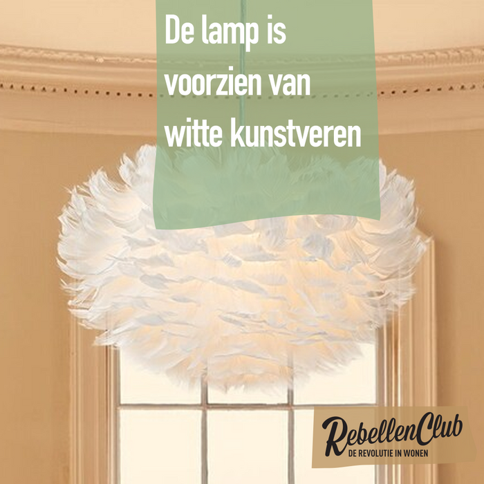 Rebellenclub Hanglamp Rora 35ø - Wit
