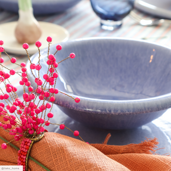 by fonQ Bold Kommen Blauw 4 st. - Ø 18 cm