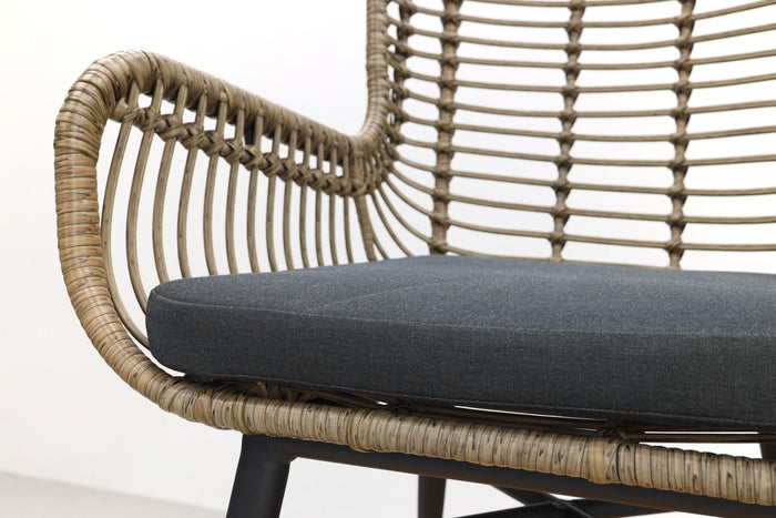 Garden Impressions Jasmine Natural|Edison 280x140 cm. - ovale tuinset