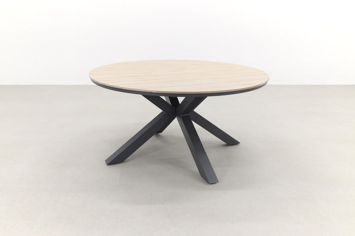 Jasmine natural | Garden Impressions Edison 148 cm. - ronde tuinset