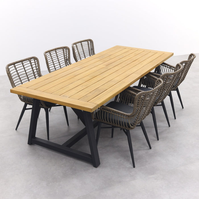 Vdgarde Jasmine natural |Noah tuinset - 7-delig