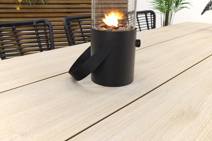 Jasmine black|Garden Impressions Nevada 240x100 cm. tuinset