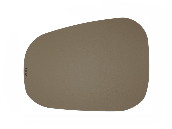 NOOBLU PEBL onderzetter | muismat 28 x 21 cm -  Cognac,  set van 4