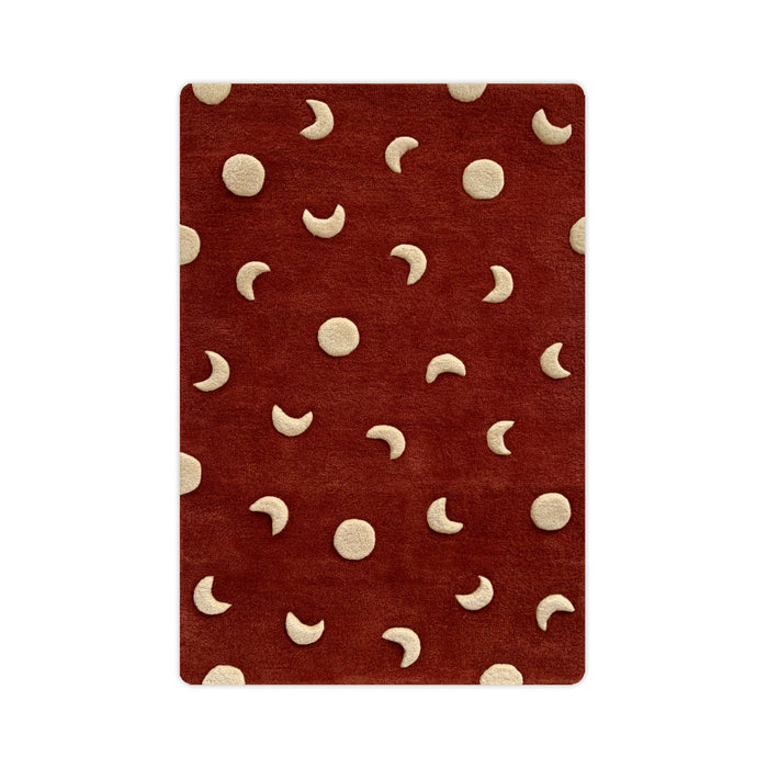 MAISON DEUX Vloerkleed Manen Brick Red S - 80 x 120 cm