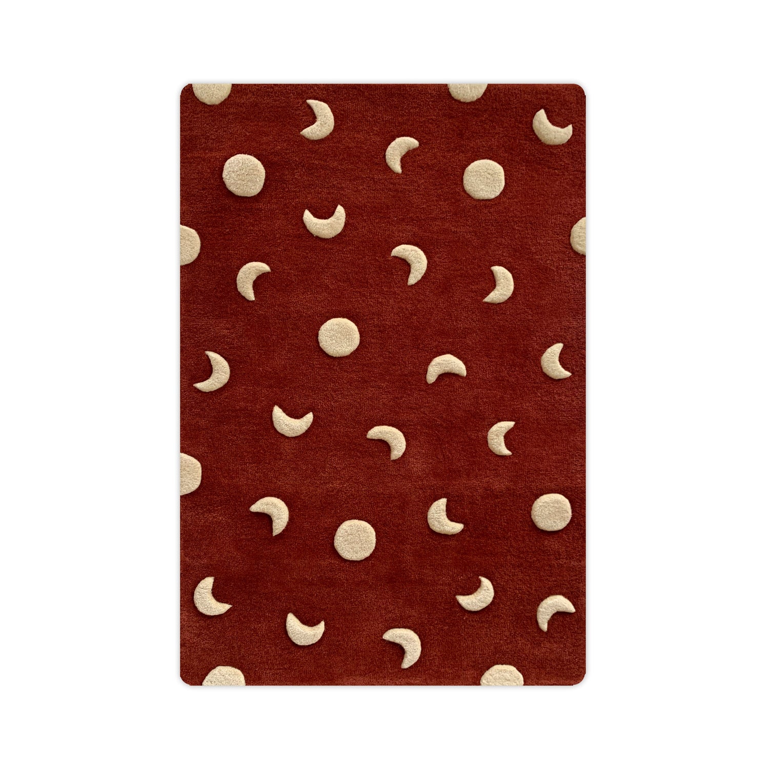 MAISON DEUX Vloerkleed Manen Brick Red S - 80 x 120 cm