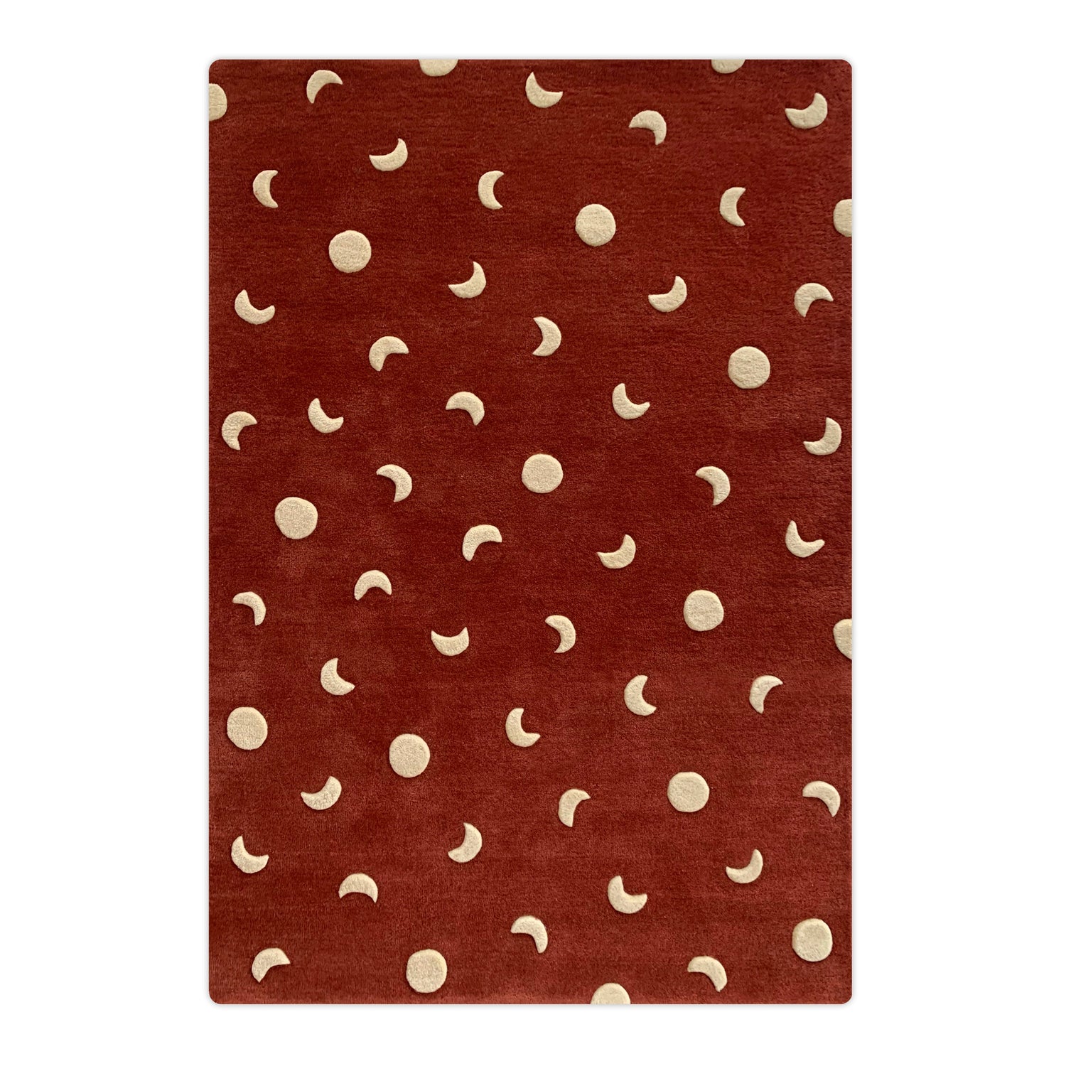 MAISON DEUX Vloerkleed Manen Brick Red M - 120 x 180 cm