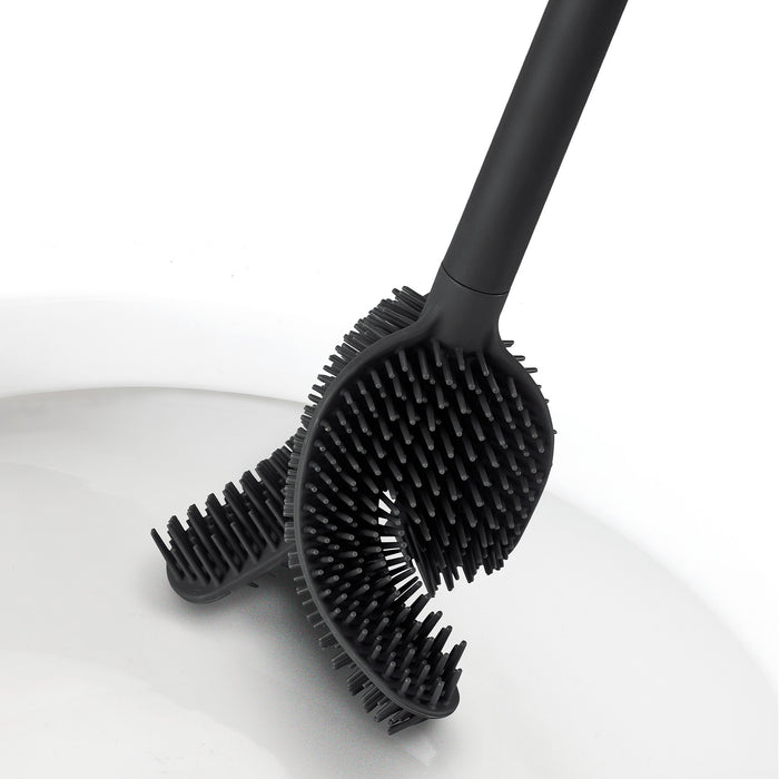 Joseph Joseph Flex 360 Toiletborstel met Houder - Zwart