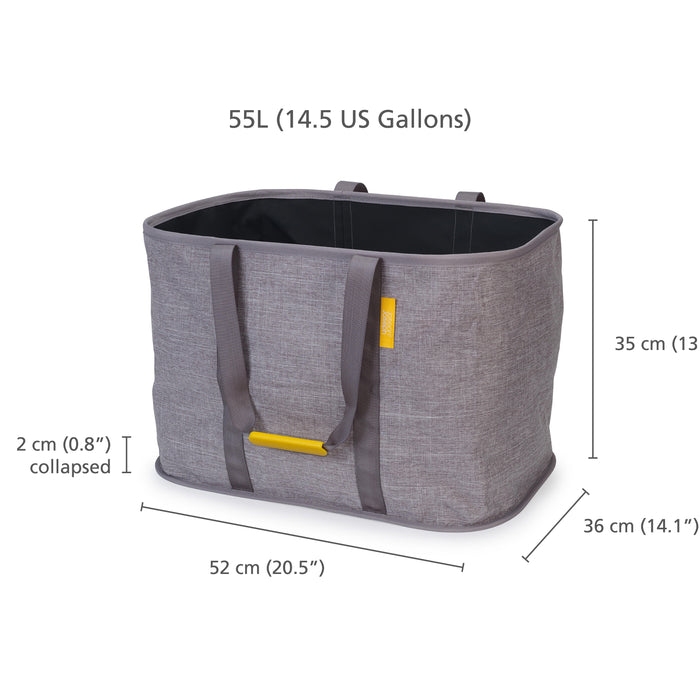 Joseph Joseph Hold-All Opvouwbare  Wasmand - 55 L - Grey