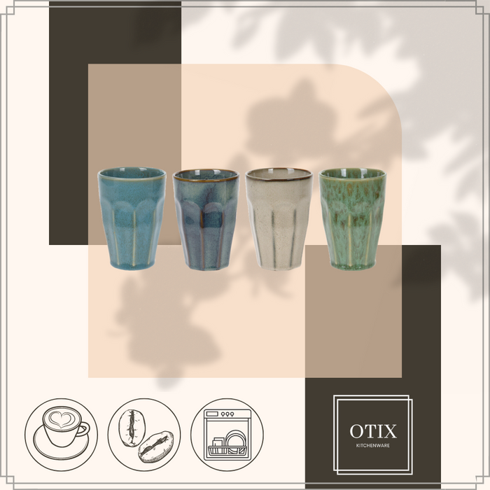 OTIX Cappuccino Mokken 330 ml Koffiekopjes Koffietassen Latte Macch...