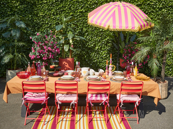 In The Mood Collection Osborn Parasol - H238 x Ø220 cm - Geel