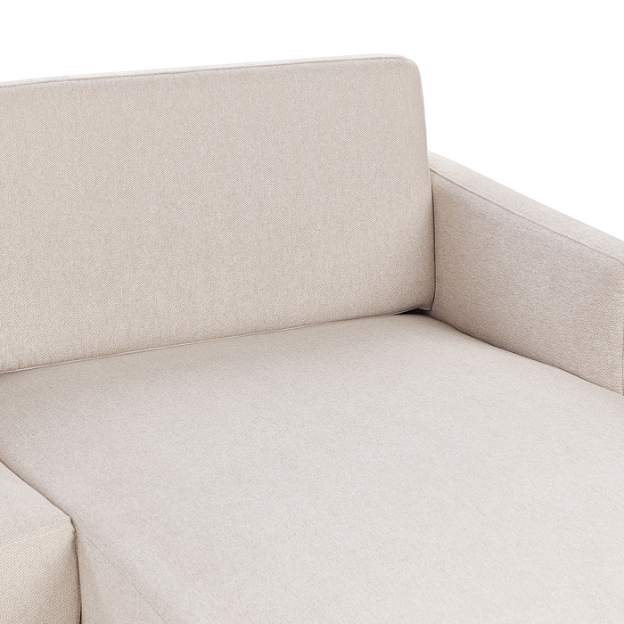 Beliani - BREDA - Hoekbank - Lichtbeige - Linkszijdig - Polyester