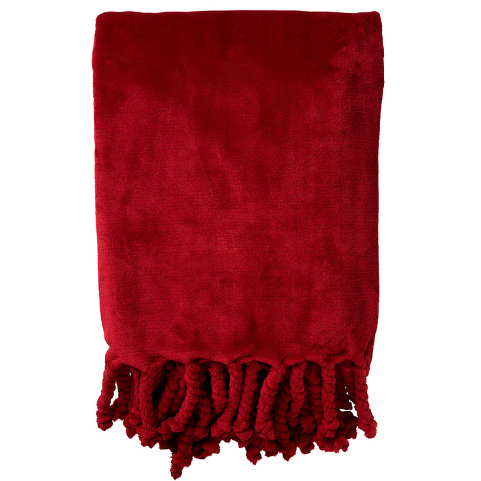 Dutch Decor plaid FLORIJN - 150x200 cm Chilli Pepper