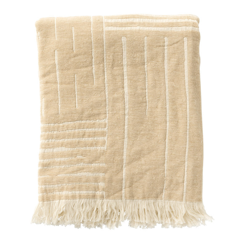 Dutch Decor plaid STEFANO - 140x180 cm Semolina