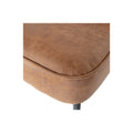 WOOOD Vogue Eetbank - Leer - Cognac - 83x120x59