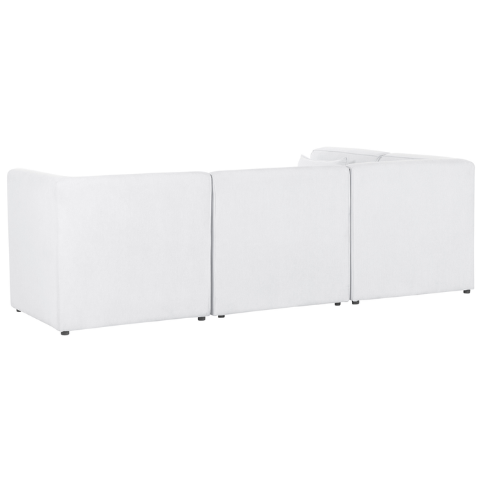 Beliani-LEMVIG-Hoekbank 4-zits-Gebroken wit-Rechterzijde-Corduroy