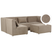 Beliani - LEMVIG - Hoekbank 4-zits - Taupe - Rechterzijde - Corduroy