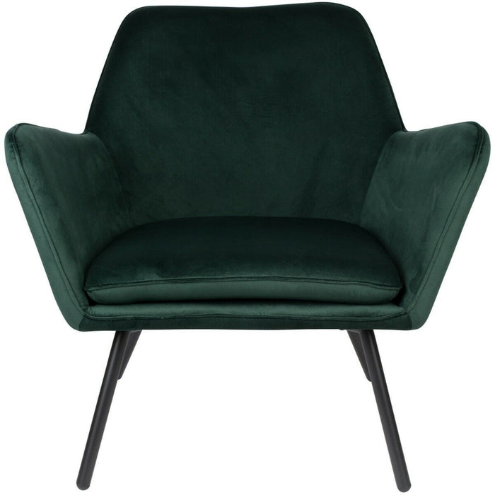 Puur - Berg fauteuil velvet groen