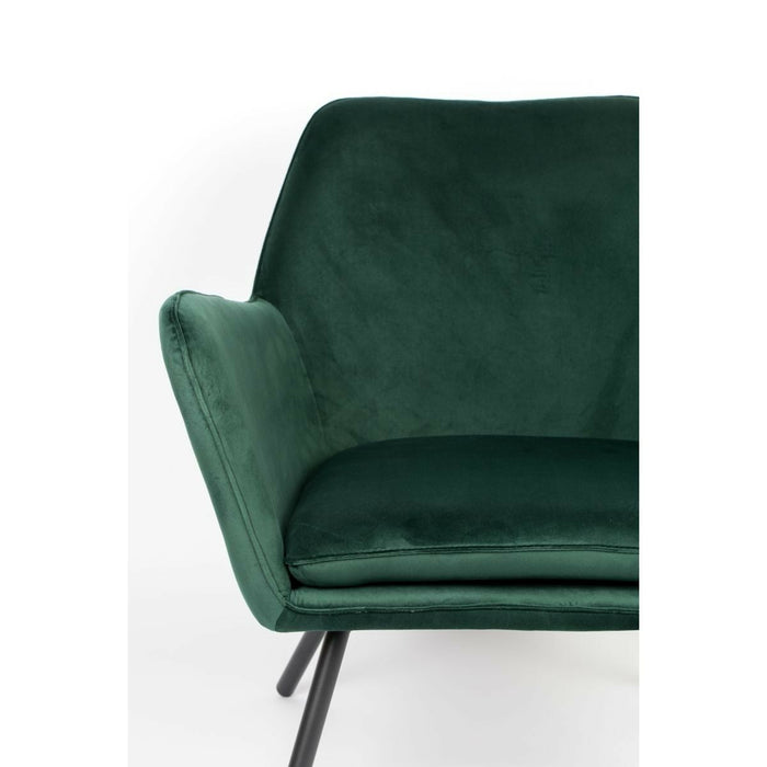 Puur - Berg fauteuil velvet groen