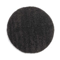 Tapeso Rond hoogpolig vloerkleed - Cozy Shaggy - donkergrijs - 160 cm