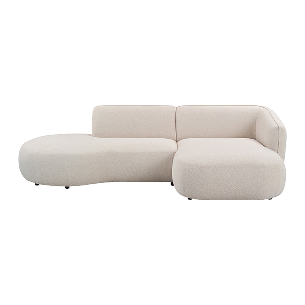 by fonQ Soft Ottomane Bank Links - Bouclé - Crème