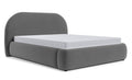 NADUVI Collection Philipa Bedframe - 160 x 200 cm - Fluweel - Donkergrijs