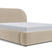 NADUVI Collection Philipa Bedframe - 140 x 200 cm - Fluweel - Lichtbeige