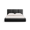 Windsor & Co Horizon Bedframe met Opbergvak - 180 x 200 cm - Fluweel - Donkergrijs
