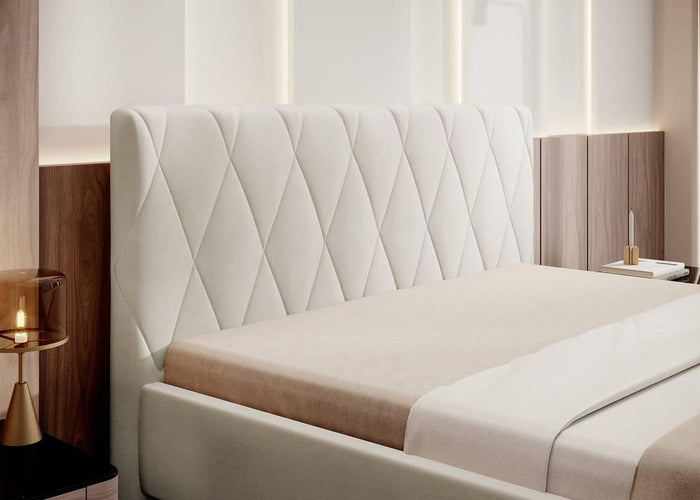 NADUVI Collection Ticaro Bedframe - 180 x 200 - Beige