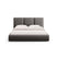 Windsor & Co Horizon Bedframe met Opbergvak - 160 x 200 cm - Fluweel - Grijs