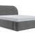 NADUVI Collection Philipa Bedframe - 140 x 200 cm - Fluweel - Donkergrijs